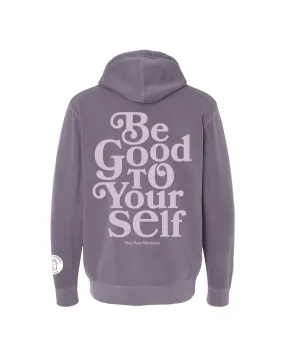 Be Good To Yourself Pigment Plum Hoodie