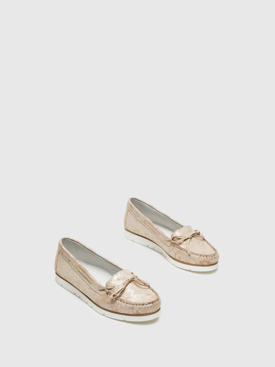 Beige Nautical Shoes