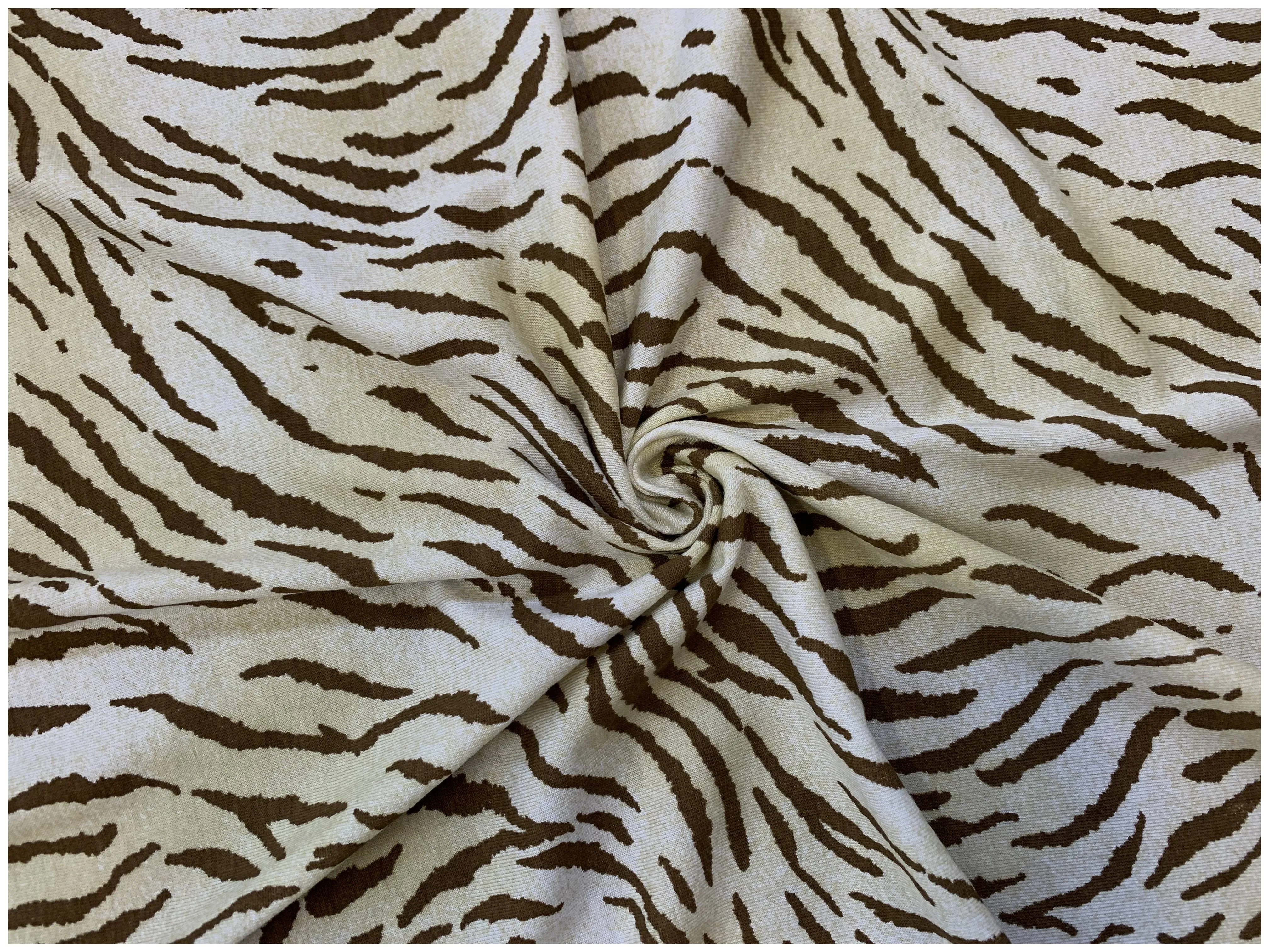 Bielastico Animalier Zebrato Beige