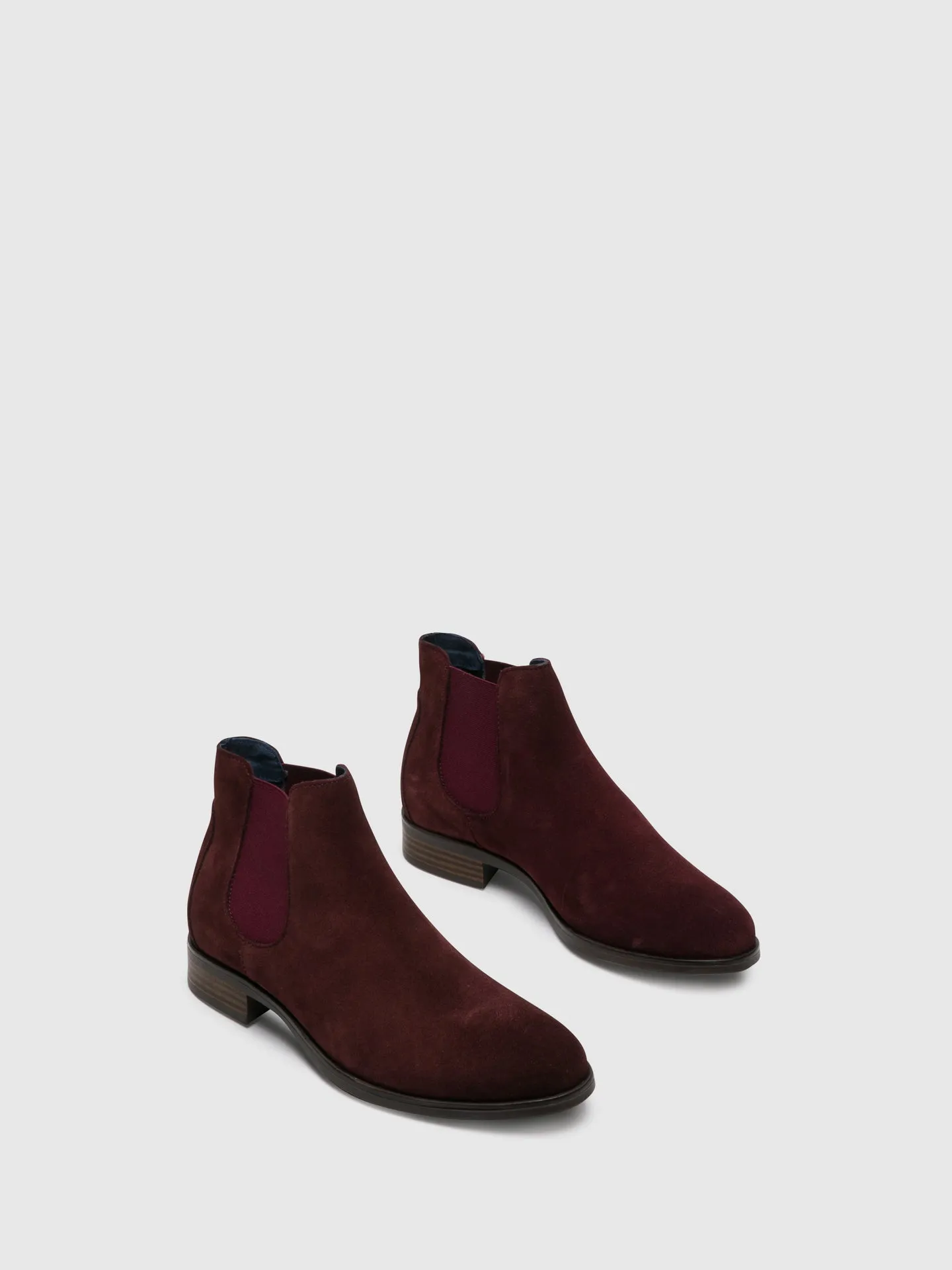 Crimson Elasticated Ankle Boots