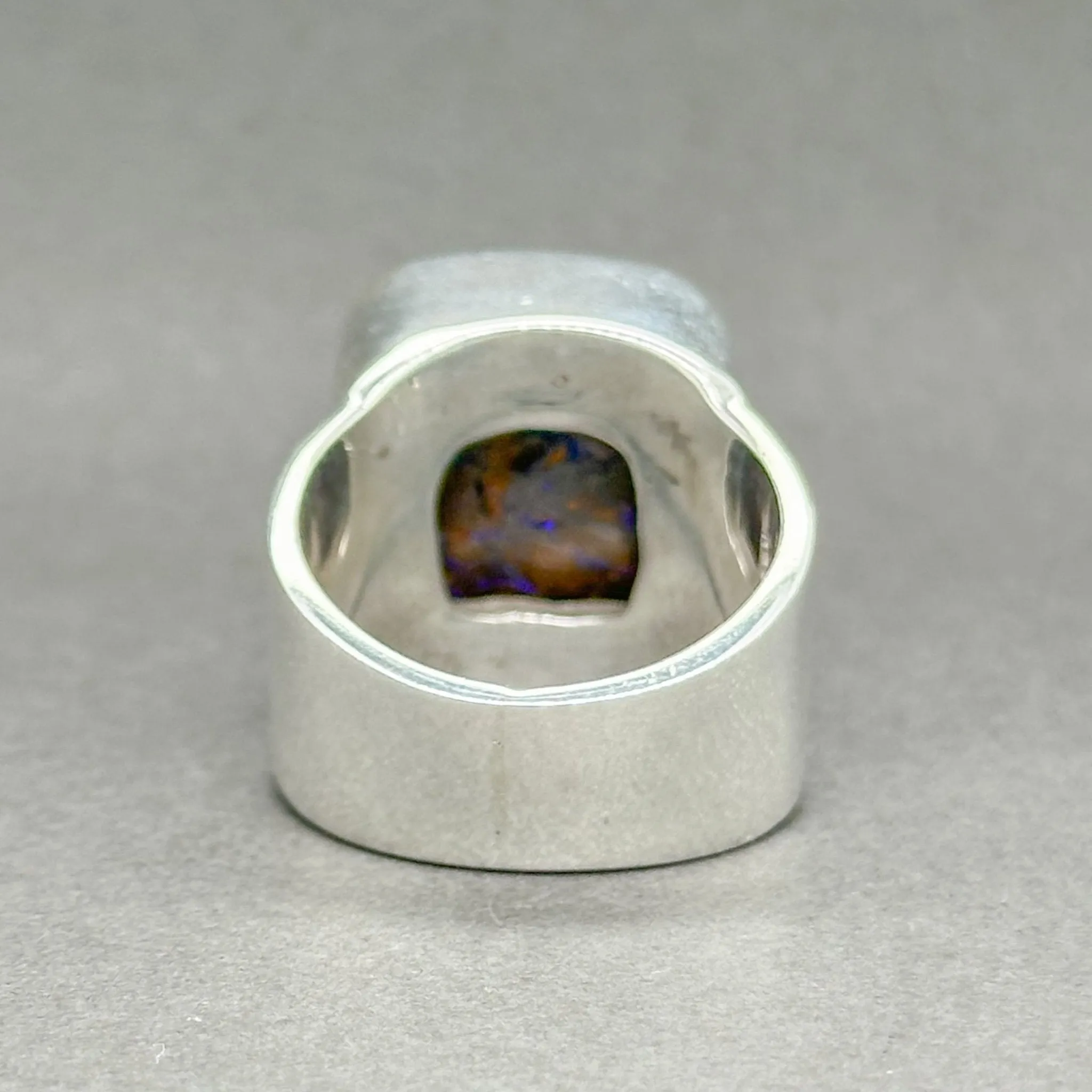 Estate Starborn SS Boulder Opal Ring