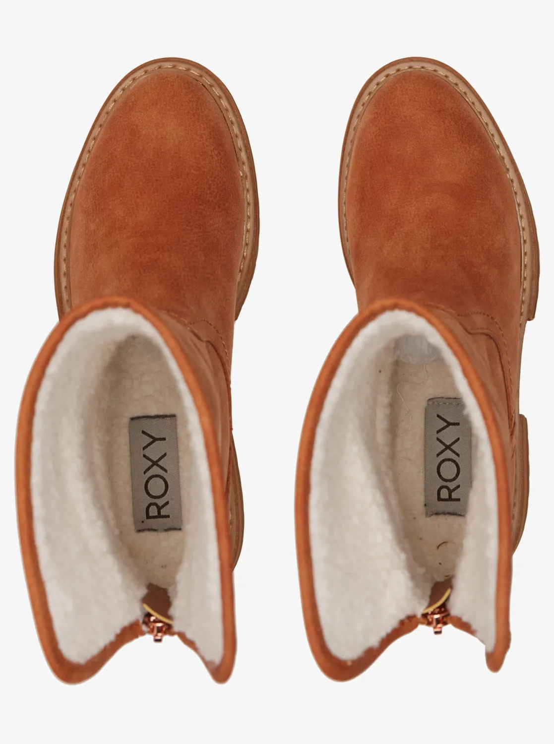 Fall Slip-On Boots - Tan