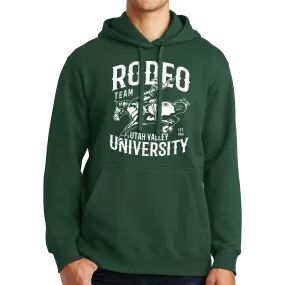 Port & Company Fan Favorite Fleece Pullover Hooded Sweatshirt- UVU Rodeo