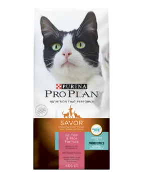 Purina Pro Plan Savor Salmon & Rice Formula Adult Dry Cat Food